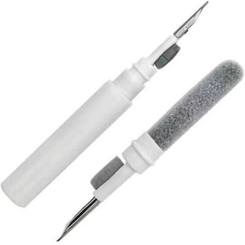 Multifunctional Cleaning Brush Kit for Computer, Camera & Mobile Phones - White in Saudi Arabia
