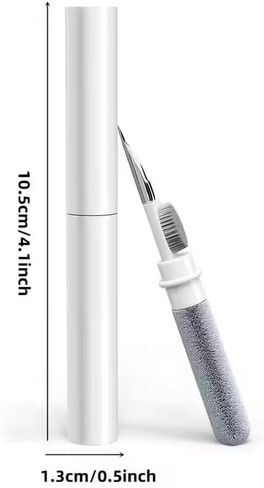 Multifunctional Cleaning Brush Kit for Computer, Camera & Mobile Phones - White in Saudi Arabia