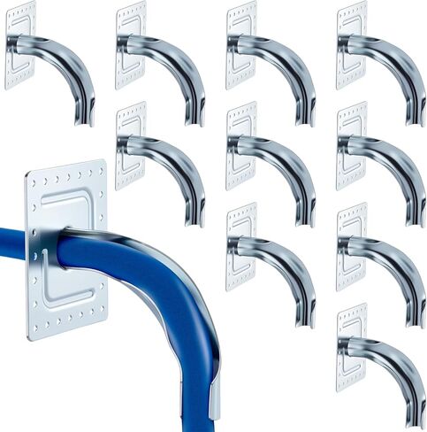 20 Pieces 1/2 Inch Pex Tubing Bend Support Mounting Plate, Galvanized Metal, Provides 90 Degree Turns for Pex Pipes in Kuwait