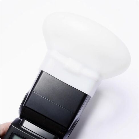 1Pc Diffuser Bounce Dome Soft Silicone Flash Cap for GODOX Nikon Sony Olympus Fujifilm Panasonic Yongnuo Speedlite in Saudi Arabia