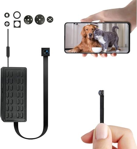 4K لتقوم بها بنفسك وحدة كاميرا صغيرة كاميرا أمان WiFi صغيرة كاميرا مربية لاسلكية صغيرة HD كاميرا تجسس للمنزل داخلي وخارجي in Kuwait