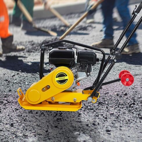 7HP Plate Compactor, 212CC Gas Engine Jump Jack Compactor, 4200 Lb Compacting Force, 5600 VPM Pavement 22.1x15.9 Inch Plate Compactor for Sidewalks, Asphalt, Pavers, Landscaping in Saudi Arabia