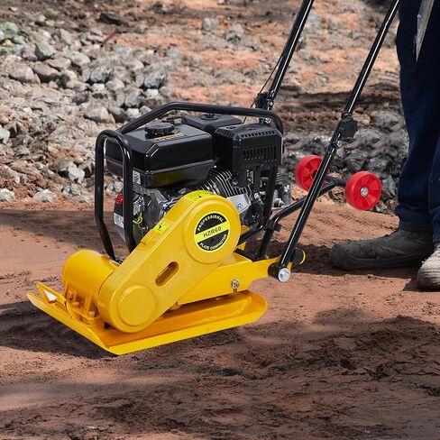 7HP Plate Compactor, 212CC Gas Engine Jump Jack Compactor, 4200 Lb Compacting Force, 5600 VPM Pavement 22.1x15.9 Inch Plate Compactor for Sidewalks, Asphalt, Pavers, Landscaping in Saudi Arabia