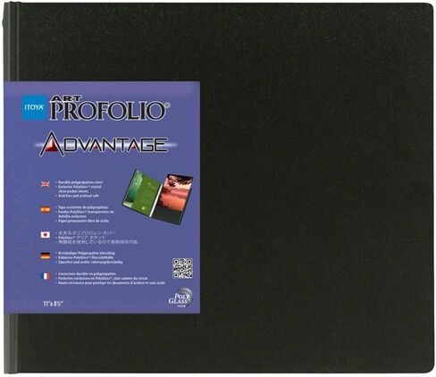 ProFolio by Itoya, Art Profolio Advantage, 24 Sheets Presentation Book - Landscape, 11 x 8.5 Inches in Saudi Arabia
