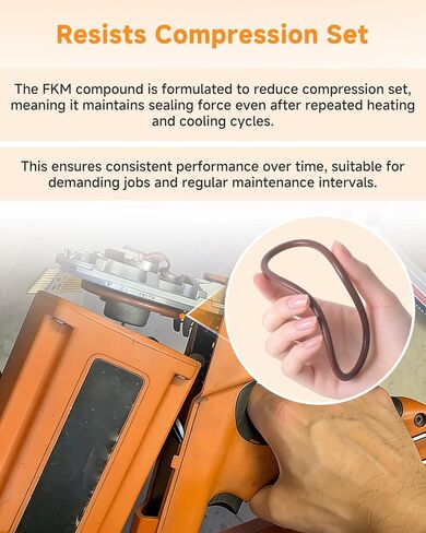 2 قطعة 403992 حلقة O متوافقة مع Paslode مسمار بندقية اسطوانة ختم حلقة استبدال المطاط FKM البني ل Paslode الاحتفاظ حلقة صيانة مسمار تأطير اللاسلكي in Kuwait