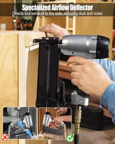 وسادة أنف Brad Nailer تناسب كابل Porter BN125A، 12 قطعة من وسادة TPU الناعمة وعاكس الهواء مع صندوق تخزين، وسادات أنف لمسدس الأظافر من أجل تسمير دقيق in Kuwait