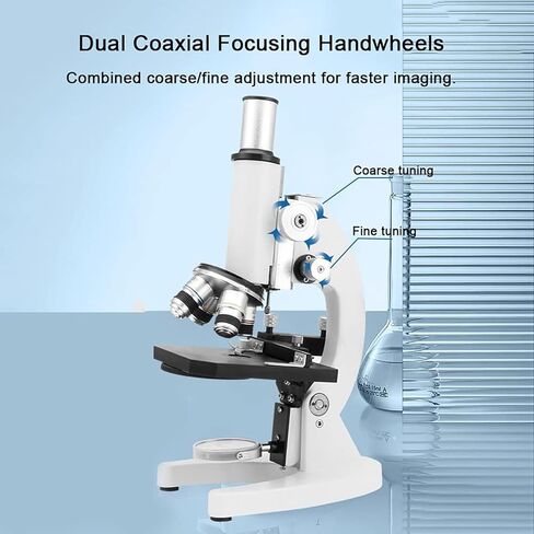 مجهر بيولوجي COYEUX 100000X/150000X/200000X HD، زاوية عرض 0-45 درجة، مع حامل هاتف محمول، للطلاب البالغين في المدرسة/المختبر/تربية الأحياء المائية in Kuwait