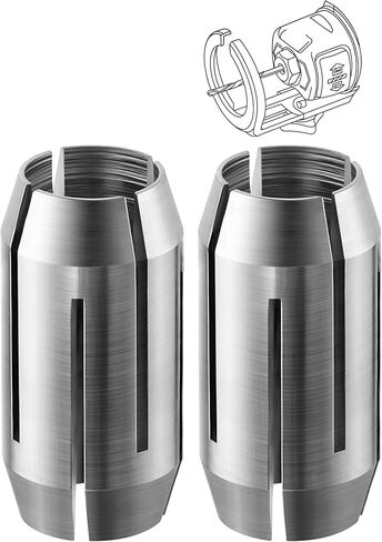 Dreyoo 2 Pack Replacement Collet Kit Compatible with CN1, Collet Parts Compatible with DEWALT, for Spiral Saw Tools and Drywall Cut out Tools(5/32-inch) in Saudi Arabia