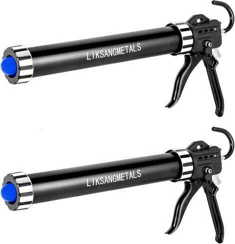 Sausage glue gun, 15 bearing force saving, aluminium tubeblack (Black two) in Saudi Arabia
