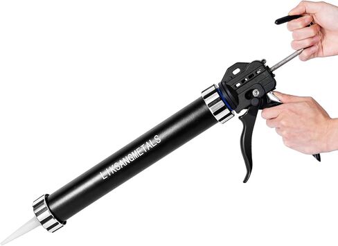 Sausage glue gun, 15 bearing force saving, aluminium tubeblack (Black two) in Kuwait