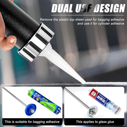 Sausage glue gun, 15 bearing force saving, aluminium tubeblack (Black two) in Kuwait