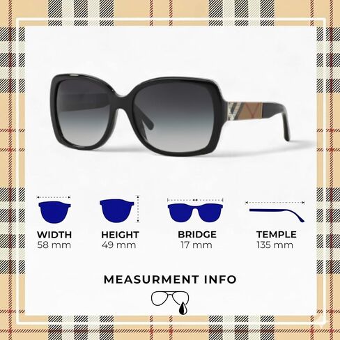 Burberry BE4160 Square Square Acetate Sunglasse مع مجموعة نظارات فاخرة in Saudi Arabia