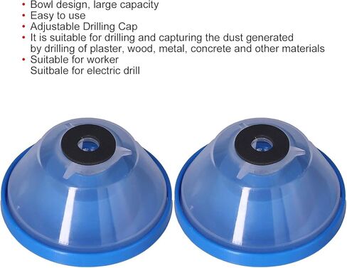 Drill Dust Collector Bowl - Electric Drill & Impact Hammer Dustproof Cover, Power Tools Accessory in Saudi Arabia