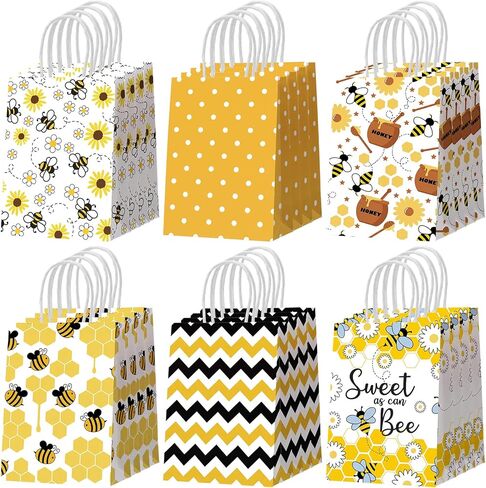 Resholder 30 Pcs Golf Party Favor Bags Sports Themed Party Decorations Golf Goodie Gift Bags with Handles Portable Candy Treat Pouch for Kids Boys Golfers Birthday Supplies in Saudi Arabia