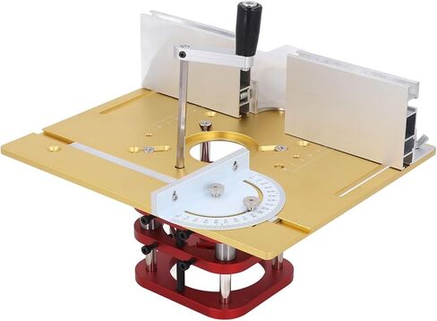 ASHATA Router Manual Lifting System Efficient and Easy Installation Router System Kit for Woodworking,Package Includes 2 X Insert Rings, for Various Applications in Saudi Arabia