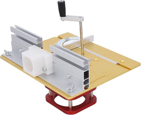 ASHATA Router Manual Lifting System Efficient and Easy Installation Router System Kit for Woodworking,Package Includes 2 X Insert Rings, for Various Applications in Saudi Arabia