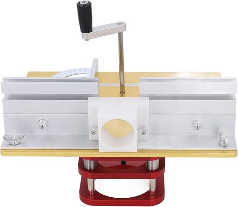ASHATA Router Manual Lifting System Efficient and Easy Installation Router System Kit for Woodworking,Package Includes 2 X Insert Rings, for Various Applications in Saudi Arabia