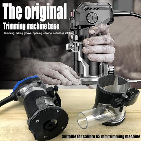 Woodworking Trim Router Base | Router Cover for Carpentry,Trimming Machine Shield - for Woodworking Bench Desktop Garage Workshop Crafts Industry Engraving Carving Grooving Hollowing in Saudi Arabia