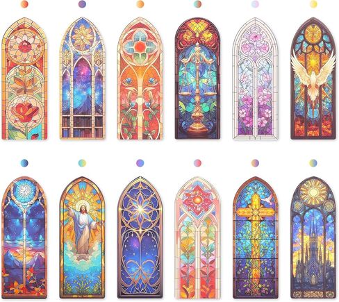4 Pieces Metal Bookmarks for Women, Large Size Cute Hollow Bookmark Garland Flower Window Butterfly Unique Book Mark for Reading, Artistic Gift for Book Lovers Writers Readers Children Teens Men in Kuwait