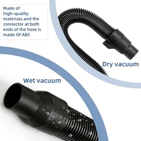 14-37-0105 استبدال خرطوم المكنسة الكهربائية للفراغ 0970-20 0880-20، 18 فولت 2.5 جالون مجموعة خرطوم المكنسة الرطبة/الجافة، وحدة تخزين داخلية in Kuwait