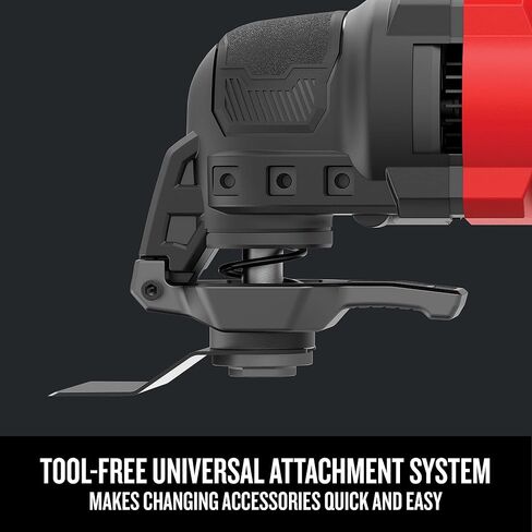 CRAFTSMAN Oscillating Tool, 3-Amp, Includes Universal Tool-free Accessory System, Blades, Sandpaper and Tool Bag, Corded (CMEW401) (Renewed) in Saudi Arabia