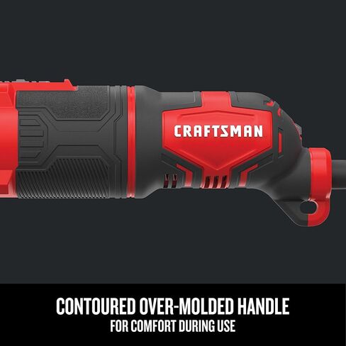 CRAFTSMAN Oscillating Tool, 3-Amp, Includes Universal Tool-free Accessory System, Blades, Sandpaper and Tool Bag, Corded (CMEW401) (Renewed) in Saudi Arabia