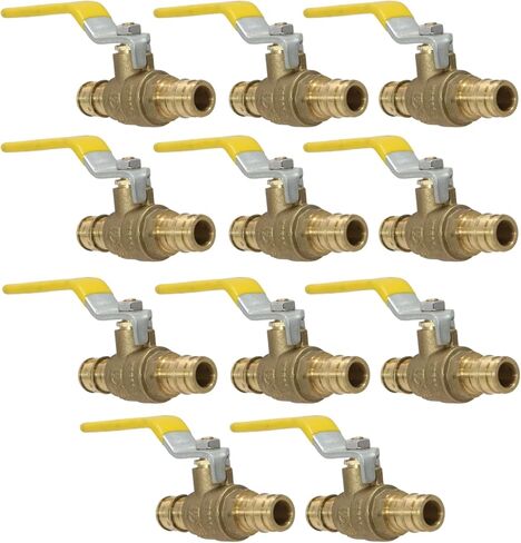 5 Pcs XFITTING Pex A 3/4 Inch x 3/4 Inch Pex A Expansion Ball Valve, 29-2-1=5XX in Saudi Arabia