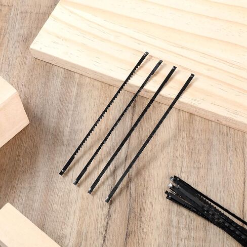 24Pcs Scroll Saw Blade, 5 inch Pin End Scroll Saw Blade Replacement for Wood Craft (10/15/18/24 TPI) in Saudi Arabia