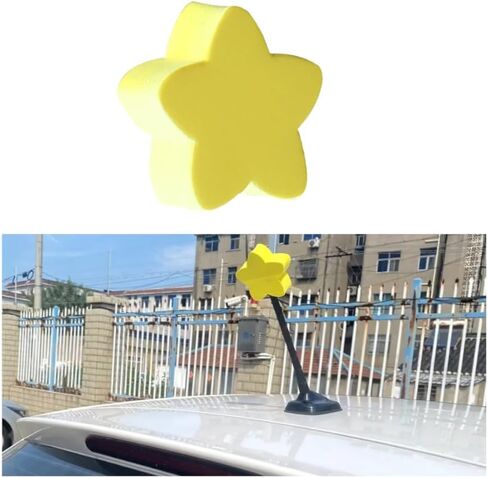 Heart Shape Car Antenna Topper, High Visibility Auto Antenna Ball Protective Cover for Parking Lot Identification, Waterproof Vehicle Exterior Decoration, Universal for SUV RV Truck in Saudi Arabia
