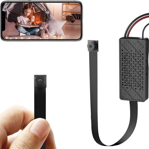 كاميرا واي فاي مخفية DIY كاميرا مربية صغيرة محمولة ولاسلكية 1080P HD كاميرا تجسس مع كاميرات أمنية للكشف عن الحركة للمنزل والمكتب في الهواء الطلق in Kuwait