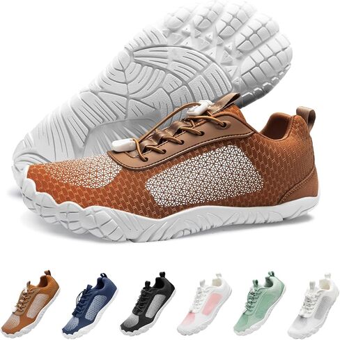 حذاء حافي القدمين يشبهون السحابة ، أحذية ، أحذية ، حذاء جري ممر للنساء للنساء ، ومربعة إصبع القدم الواسعة صفر إسقاط طفيف في أحذية المشي التنفسية ، أحذية تمرين صالة رياضية مرنة غير مرنة in Kuwait