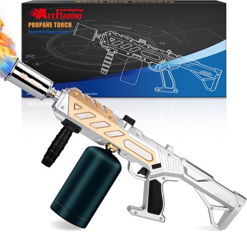 بروبان الشعلة بندقية - شواية قوية وطبخ الشعلة ماكس. 800،000 BTU - Torch Culinary Torch Sous Vide - قابل للضبط قابلة للتعديل للشواء ، نيران المخيم ، شوايات الخشب الفحم أخف (دبابة غير متضمنة) in Kuwait
