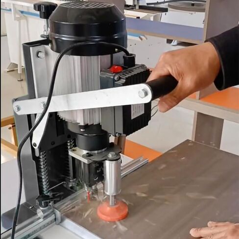 Hinge Boring Machine, Portable Hinge Drilling Machine for Woodworking, 1100W 2880RPM Hand-Held Hinge Drilling Machine 0-40mm Depth Adjustable with Scale 110V in Saudi Arabia