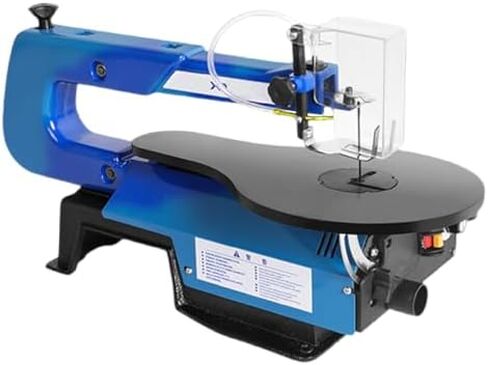 Upgraded 16-Inch Variable Speed Scroll Saw with 550-1650 SPM, Stepless Speed Control, 0-45° Tiltable Table & Work Light for Woodworking, Crafting, DIY Projects in Saudi Arabia