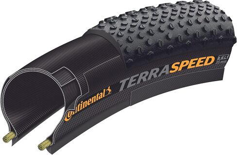 إطار Continental Terra Speed ​​- 700 × 45، بدون أنبوب، قابل للطي، أسود SL، BlackChili، حماية، E25 in Saudi Arabia