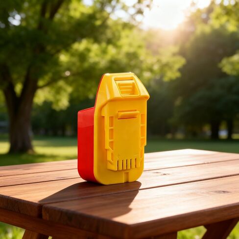 محول فقط لأدوات DeWalt 20V MAX - متوافق مع بطاريات Milwaukee M18 لإمدادات الطاقة فقط، لا توجد وظيفة شحن، تصميم عالي التوافق in Kuwait