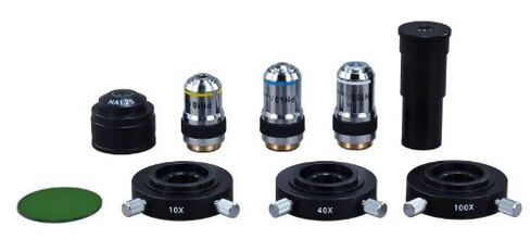 OMAX Interchangable Phase Contrast Kit with Three Phase Contrast Objectives (10X, 40X, 100X) in Saudi Arabia