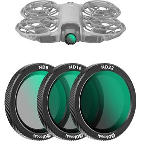 3 عبوات من مرشح ND المغناطيسي لـ DJI Neo 2 (ND8/ND16/ND32) - تعرض رئيسي في ضوء الشمس، يتيح ضبابية الحركة السلسة وسرعة الغالق المثالية لتصوير فيديو جوي احترافي in Kuwait