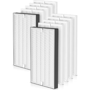5000 Replacement Filter Compatible with Air Doctor 5000, 5500, and 5500i Air Purifiers, Includes 2 High-Efficiency Filter and 4 Activated Carbon Filters, Compare to ADF5005, ADF5006, ADF5001 in Kuwait