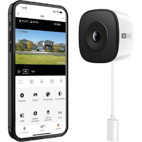 كاميرا مراقبة للنافذة 2K، كاميرات WiFi داخلية 2.4 جيجا هرتز/5 جيجا هرتز، عبوتان مع رؤية ليلية ملونة بتقنية الذكاء الاصطناعي Colorvue، اكتشاف الأشخاص مع التركيز التلقائي، تسجيل 24/7 متوافق مع Alexa وGoogle Home in Kuwait