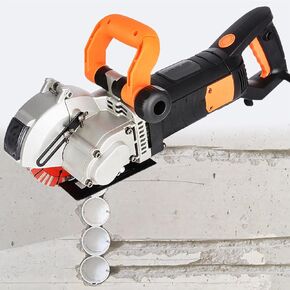 4800W Electric Wall Groove Cutting Machine, Wall Chaser, for Brick Concrete Grooving Slotting, Power Masonry Saw, with 5Pcs Saw Blades in Saudi Arabia