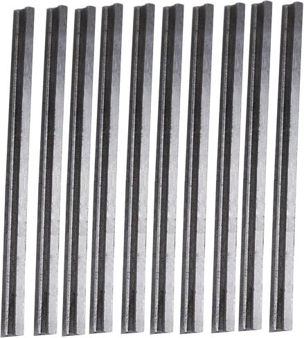 10PCS Manganese Steel Replacement Planer Blades 82mm Compatible With Disposable HSS Planer Blades DCP580B PC60THP D-16966 D-46246 For Electric Handheld Woodworking Planers in Saudi Arabia
