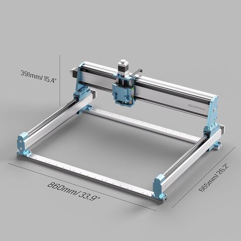 Genmitsu XZ-axis Extension Kit for 4040-PRO/4040-PRO MAX CNC Router Machine, with Linear Rails Driven, for Large Wood Engraving Carving Projects, Extend X-axis to 600mm, Upgrade 4040 to 6040/6060 in Saudi Arabia