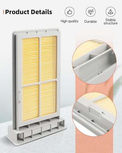 فلتر Hepa مناسب لـ CT Mini/CT Midi 2019-Present استبدال 204201، إطار بلاستيكي عملي in Kuwait
