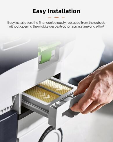 فلتر Hepa مناسب لـ CT Mini/CT Midi 2019-Present استبدال 204201، إطار بلاستيكي عملي in Kuwait