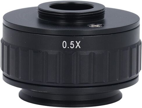 ciciglow CTV Lens Adapter for Trinocular Stereo Microscope CCD Camera C Mount, Quick Installation Industrial Camera Adapter (0.5X) in Saudi Arabia