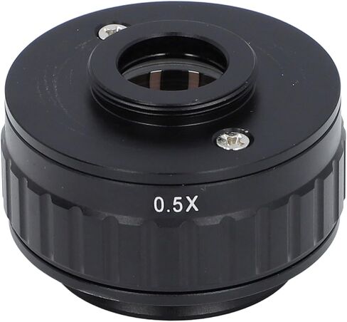 ciciglow CTV Lens Adapter for Trinocular Stereo Microscope CCD Camera C Mount, Quick Installation Industrial Camera Adapter (0.5X) in Saudi Arabia