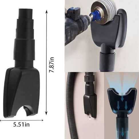 Hand-Free Drill Dust Collector - NeilBee Drilling Hole Saw Dust Extraction Tool, Drywall Dust Collector Drill Dust Collector for Vacuum Cleaner, Vacuum Attachment Dust Collector in Saudi Arabia