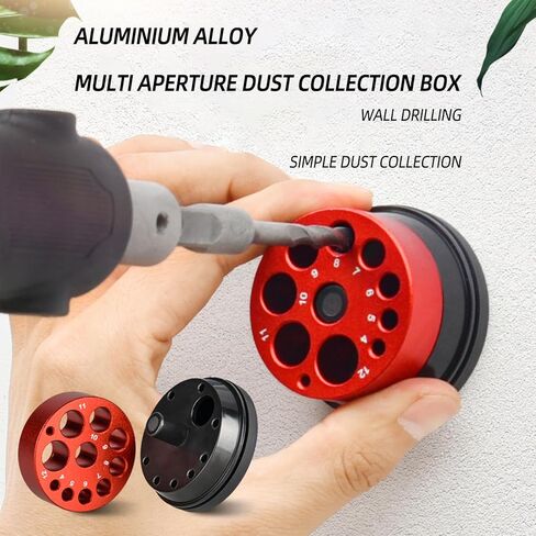 Electric Drill Dust Collector Tool, Household Punching Dust Storage Tool Porous Bit Household Punching Drilling Dust Storage Control Cover for Most Drill Bits and Hole Saws in Saudi Arabia