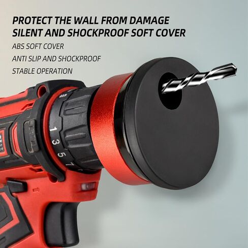 Electric Drill Dust Collector Tool, Household Punching Dust Storage Tool Porous Bit Household Punching Drilling Dust Storage Control Cover for Most Drill Bits and Hole Saws in Saudi Arabia